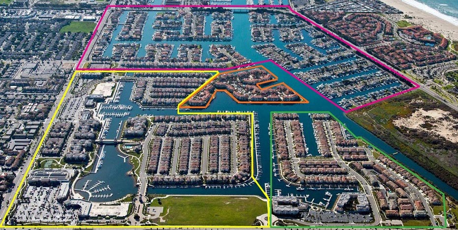 Arial Shot of the Mandalay Bay Seawalls