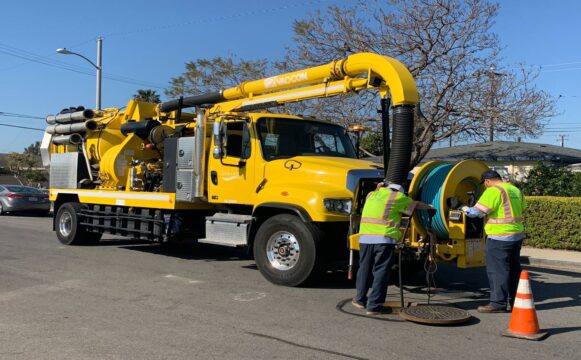 Sewer Cleaning Vehicle