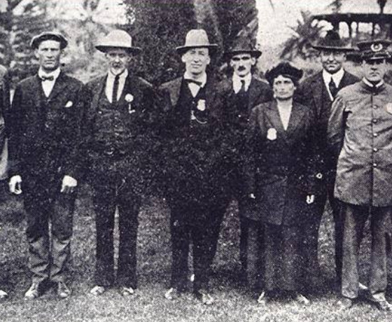 In Plaza Park, 1917