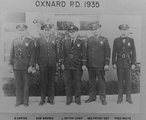Oxnard Police officers, 1935