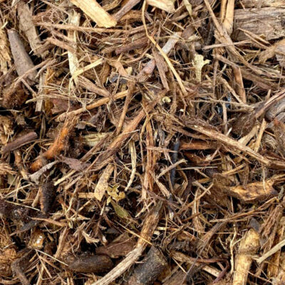 Close up of some mulch.