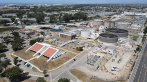 An aerial of the Oxnard Wastewater Treatment Plant (OWTP).